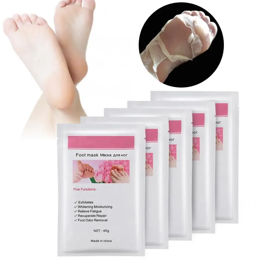5pcs Moist Foot Exfoliation Removal Moisturizing Mask Dead Skin Care |