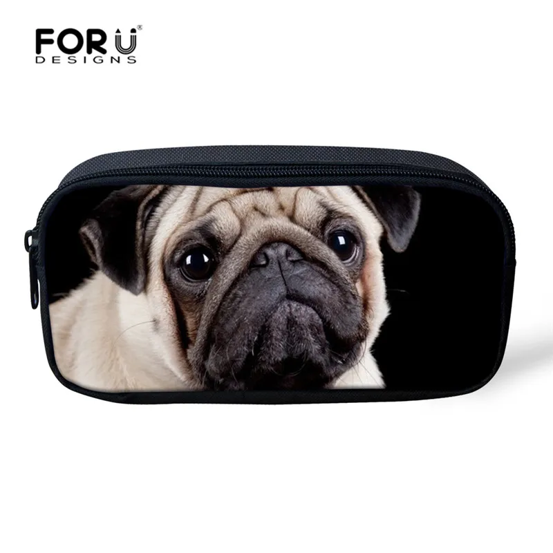 FORUDESIGNS школьный рюкзак для девочек 3 шт. набор рюкзак 3D принт с Мопсом Детский Рюкзак Студенческая Книга сумка Mochila - Цвет: Z3164K