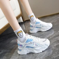 springautumn 2022 breathable platform shoes for women sneakers fashion mixed colors lace up tenis de mujer sneakers women