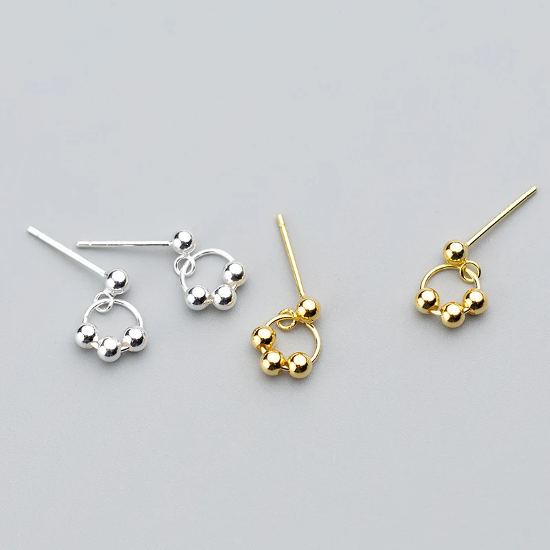 ElfoPlataSi обруч бусины высокое качество серьги гвоздики в виде капель с кристаллами