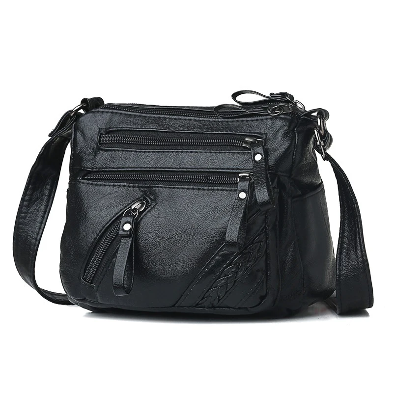 

Solid Color Shoulder Messenger Handbags Women Leather Small Crossbody Bags Fashion Handbags Clutches Ladies Party Bag