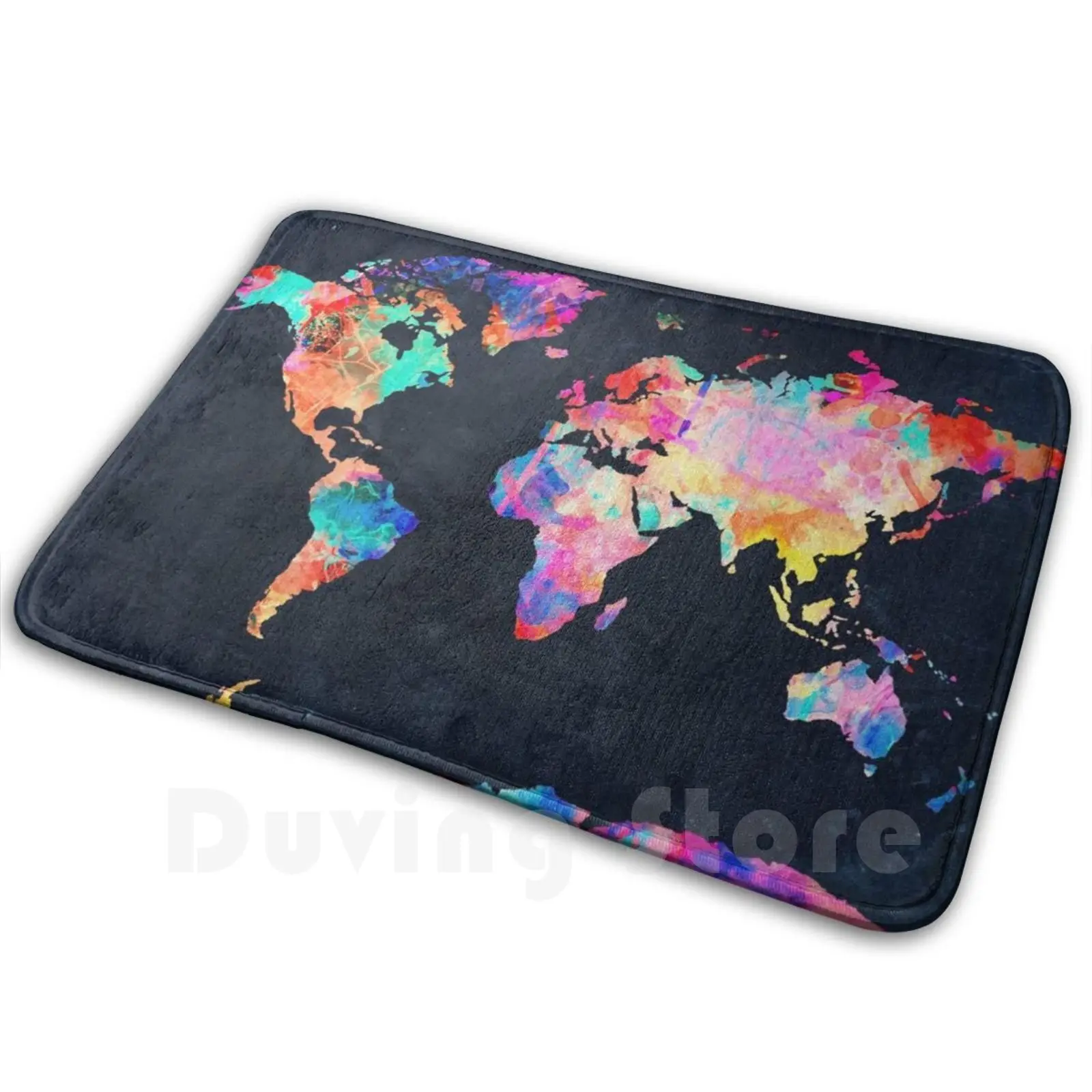 

World Map Watercolor 2 Carpet Mat Rug Cushion Soft World Map Map Of The World Global Map Map Art Map Watercolor