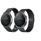 Металлический Ремешок Для Huawei Watch GTGT2 46 мм, браслет из нержавеющей стали для Honor Magic 2 Smart Band, браслет для GT 2 Pro