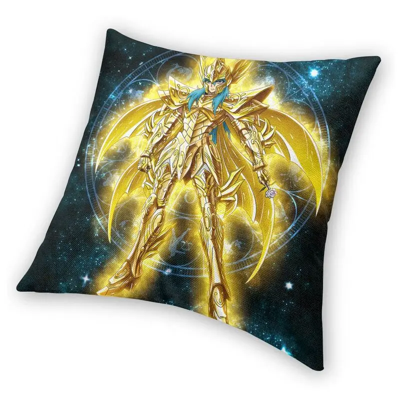 Крутая Золотая наволочка Saint Seiya Рыцари Зодиака для домашней декоративной