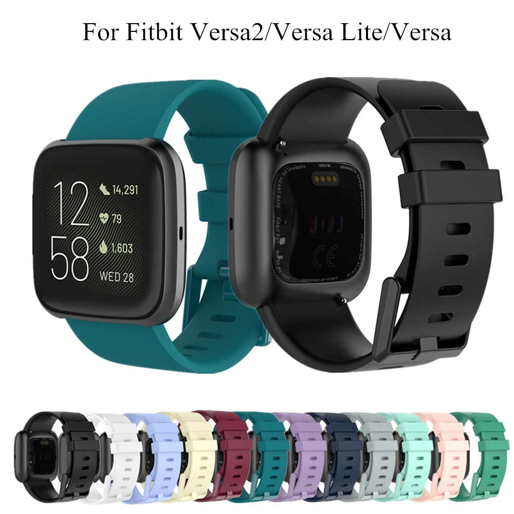 

Силиконовый ремешок для Fitbit Versa 2 / Versa Lite/часы Versa, сменный ремешок на запястье, спортивный Браслет для Fitbit Φ