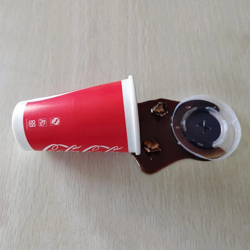 Red cola cups Забавный день первоклассников, пластиковые игрушки для розыгрышей, злой подделка, шутка, ручная работа, перевернутая чашка, гаджеты, кронштейн для телефона, игрушка, твист, подарок - Цвет: Red cola cups