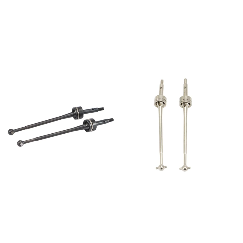 

4 шт. CVD приводной вал для Wltoys 144001 124019 LC гонки 1/14 р/у дрейфующая машинка обновления Запчасти, черный и серебристый