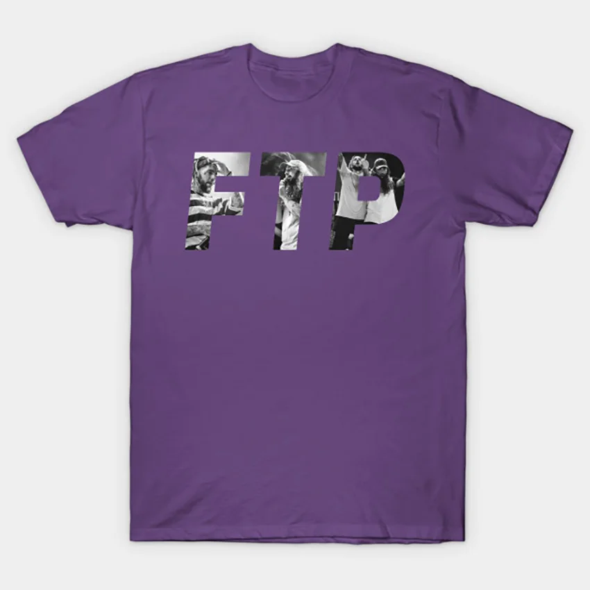 Фиолетовый FTP$ uicideboy$ футболка Ftp футболка fuckthepolice suicideboys fuckthepopulation scrim fuckthepopulation ftp ruby suicide - Цвет: Фиолетовый