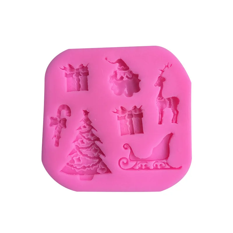 

DIY baking mold Christmas tree sugar cake silicone mold 17-74