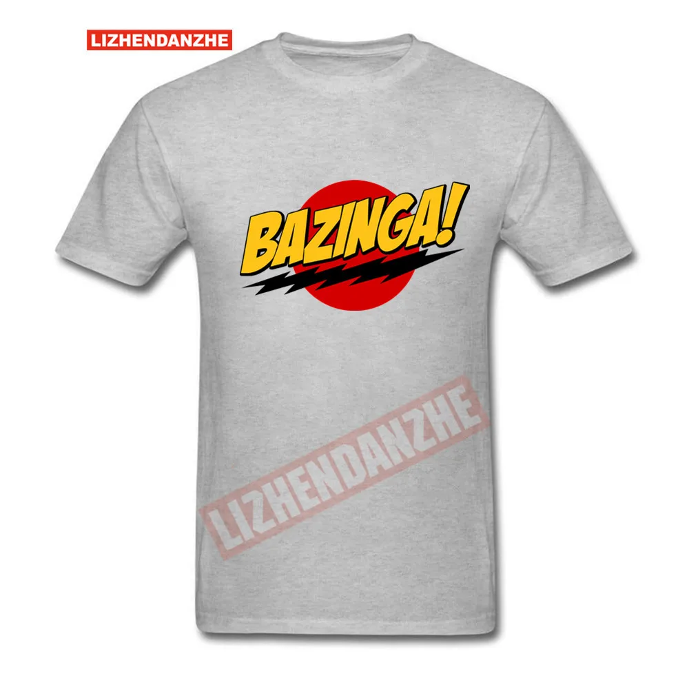 С тематикой сериала Теория большого взрыва футболка BAZINGA 2021 Шелдон хлопок