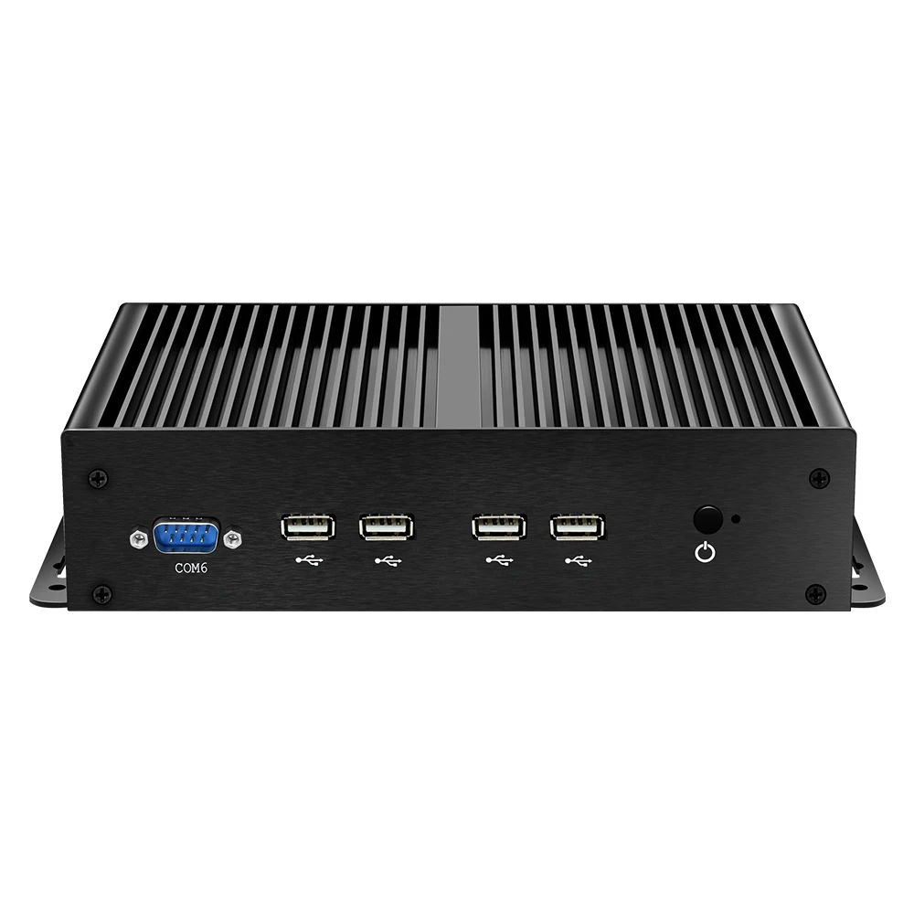 Безвентиляторный промышленный мини ПК Intel Core i7 4500U i5 4200U Windows 10 Linux 6x RS232 RS485 Dual NIC HDMI