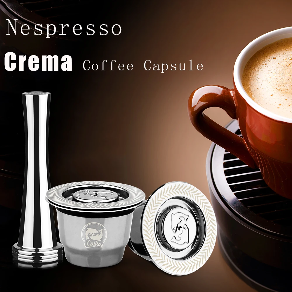 Кофейная капсула iCafilas Crema для Nespresso Mahicne многоразовые кофейные фильтровальные