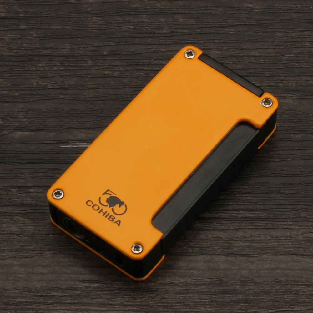 COHIBA 1 струйная Зажигалка для сигар ветрозащитная Роскошная фонарь Галка