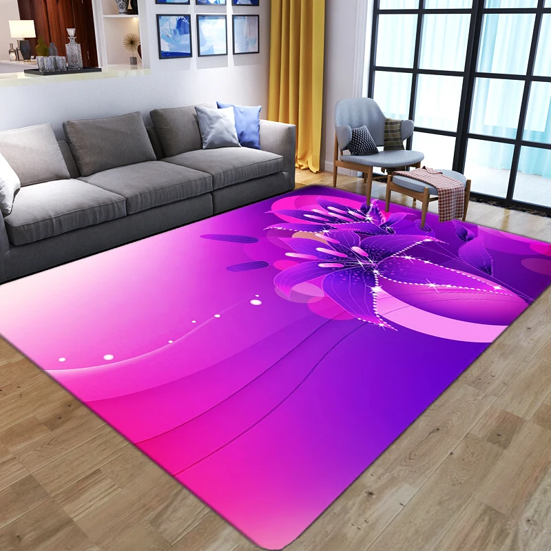 Ковры 3D Dreamlike с цветочным рисунком для гостиной спальни прикроватной зоны коврик