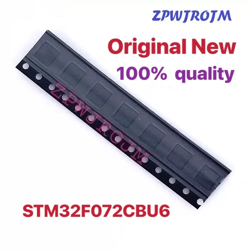 5 unids/lote STM32F072CBU6 STM32F072 STM32F 072CBU6 QFN-48-0