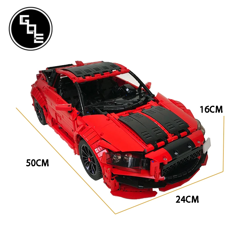 

Sense of Technology car MOC-32829 Honda CR-Z super sports car racing car Biluding Blocks toys for children birthday gifts