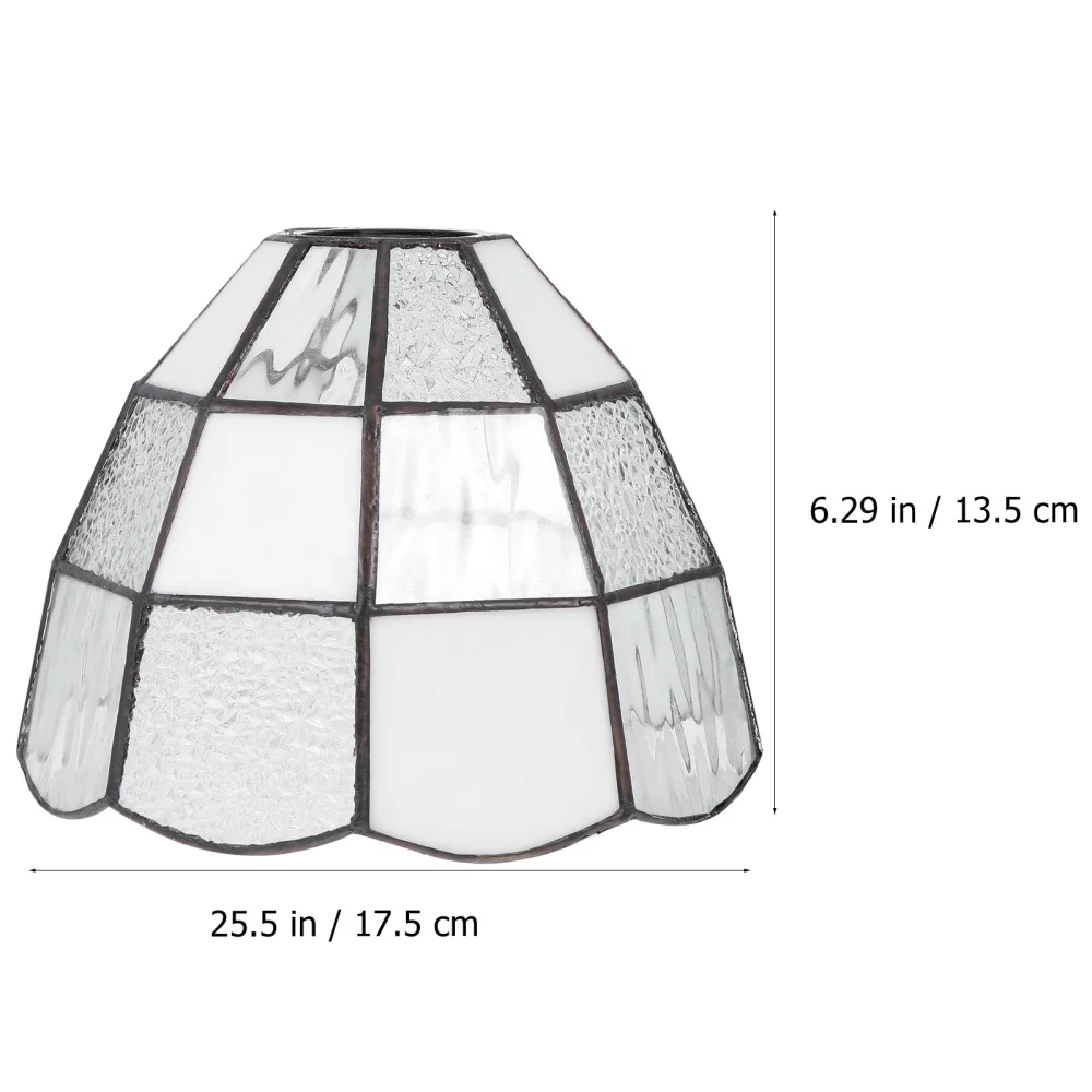 

1pc Exquisite Lamp Protector Cover Decorative Lamp Shade for Decor (White)