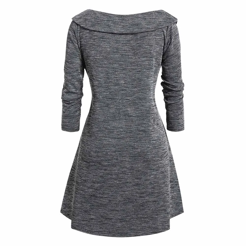 ROSEGAL Плюс Размер Космическая Краска вляпаться Высокий Низкий Свитер Женщин 2019