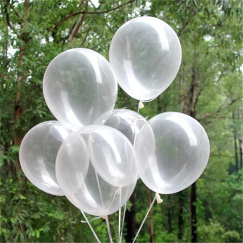 10 шт. прозрачные воздушные шары 12 дюймов|Воздушные и аксессуары| |