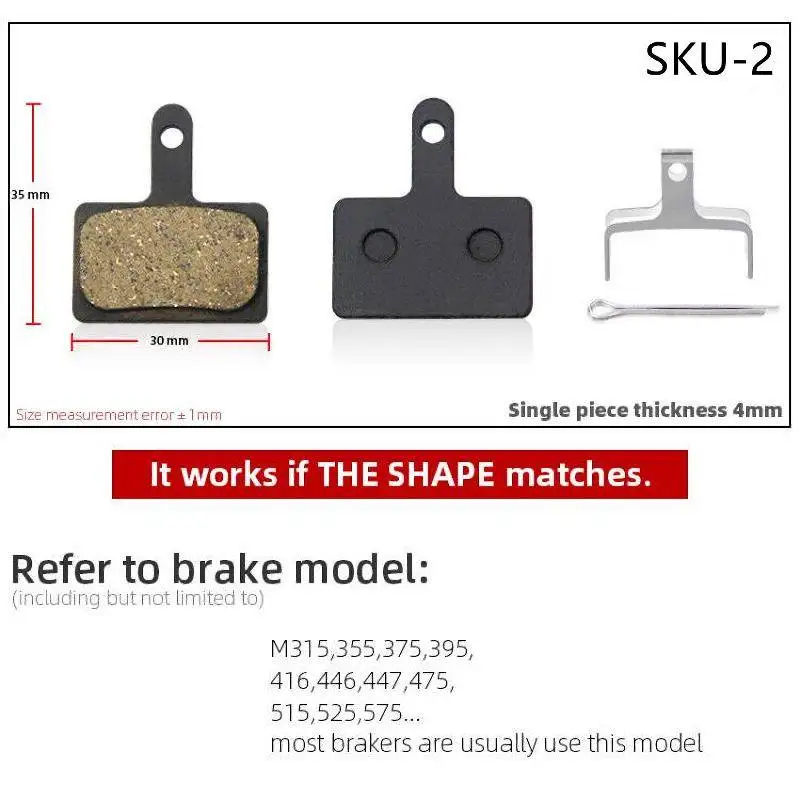 Велосипедные дисковые Тормозные колодки для Shimano B01S Deore BRM375 M395 M446 M485 M486 M416Auriga Comp