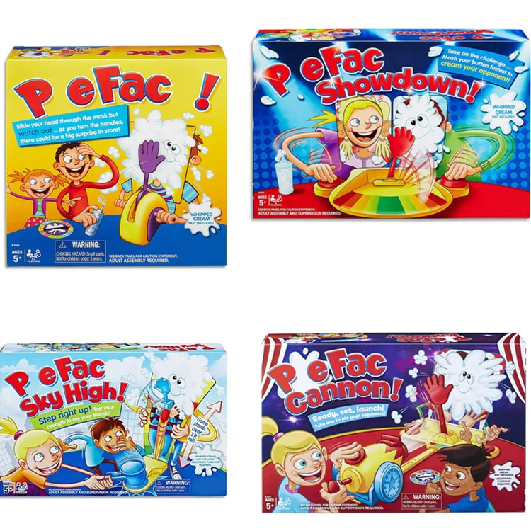 Детские игрушки Настольная игра &quotторт в лицо&quot (пирожное лицо) семейные