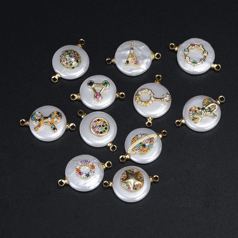 Круглые бусины с жемчугом цвета слоновой кости для браслета чокера | Украшения и