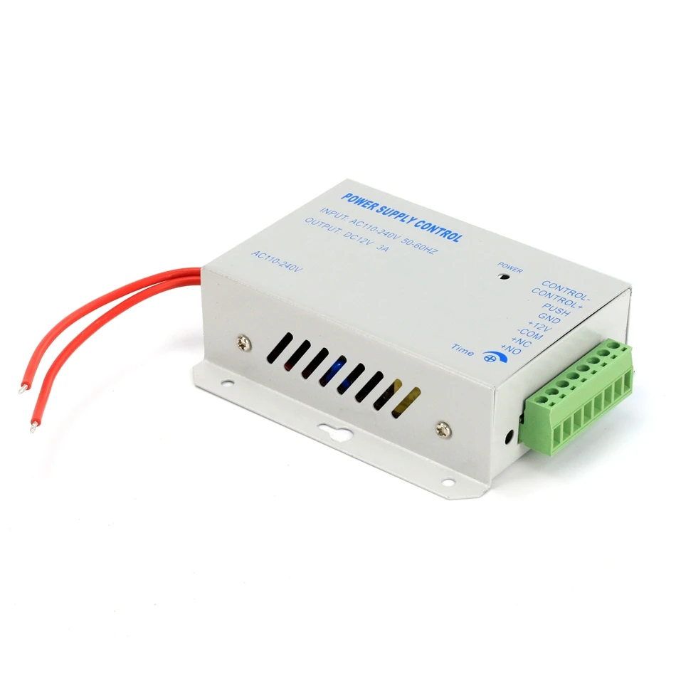 HomeFong DC 12V3A блок питания для электрического замка Видео дверной телефон Домашний домофон, управление доступом Система поддержки задержки блокировки