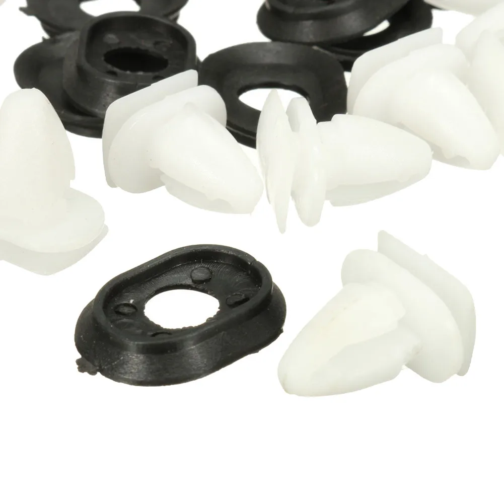 

Nylon Clips Plastic Replaces Side White+Black 17mm 71728806 Bumper Door