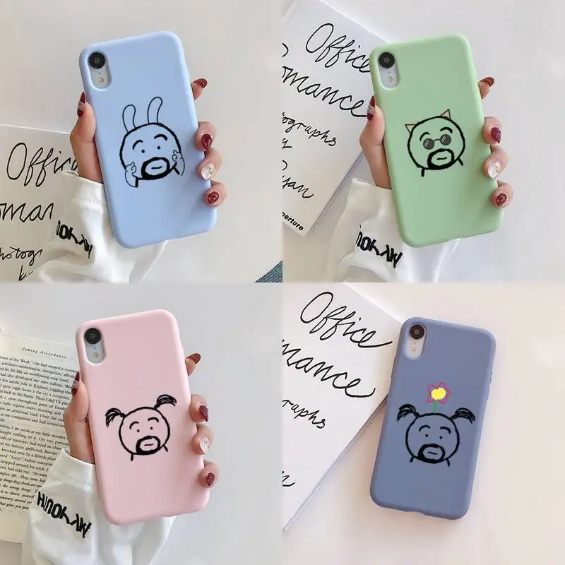 

YNDFCNB Boy Girl Simple Lines Phone Case for iPhone 11 12 13 mini pro XS MAX 8 7 6 6S Plus X 5S SE 2020 XR case