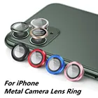 Металлическое кольцо для объектива камеры для iPhone 13, 12, 11 Pro Max, Mini, Защитное стекло для экрана iPhone 11, 12, 13, 13Mini, 12Pro, 13Pro Max