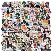 10/50/100PCS Mix Anime Jujutsu Kaisen Attack on Titan Stickers Skateboard Laptop Suitcase Phone Graffiti Sticker Decal Kid Toy