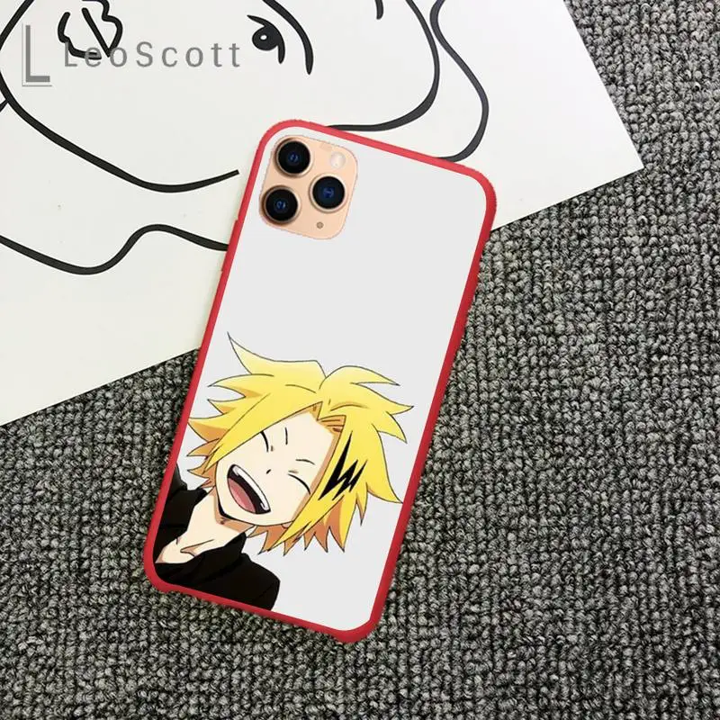 

my hero academia cartoon Phone Case Candy Color for iPhone 11 12 mini pro XS MAX 8 7 6 6S Plus X 5S SE 2020 XR