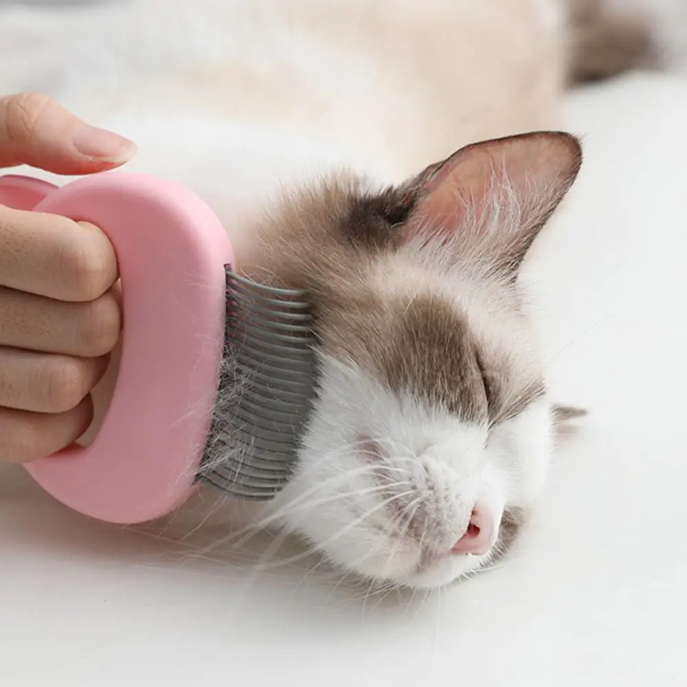 

Dog Cat Combs Hair Remover Brush Pet Grooming Tools Dog Massage Comb Brush Remove Loose Hairs Pet Cat Supplies