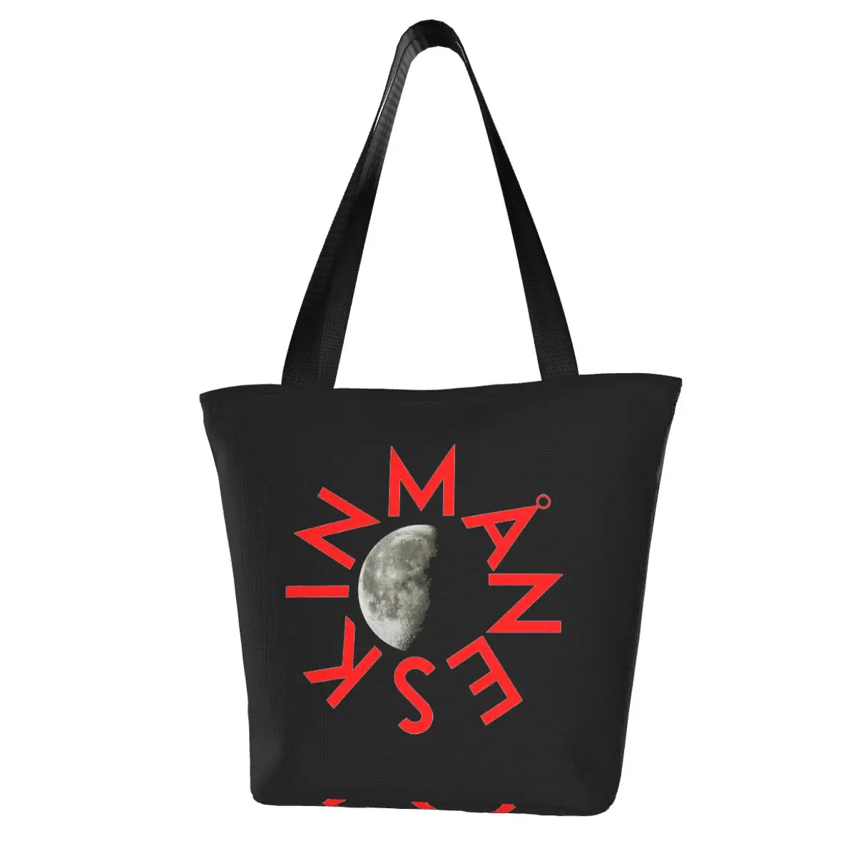 Maneskin Italian Rock  Shopping Bag Aesthetic Cloth Outdoor Handbag Female Fashion Bags