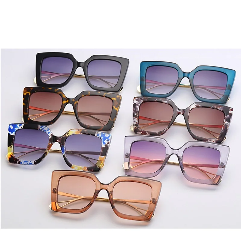 Oversized Cat Eye Sunglasses Women Fashion 2020 New Luxury Trend Glasses Unisex Big Eyewear for Men Pearl Shades UV400 Gift | Аксессуары
