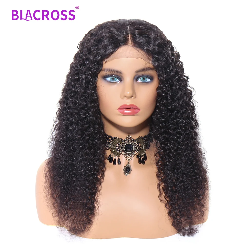 

Kinky Curly Wig Human Hair Wigs for Women Brazilian 4x4 Lace Closure Wig Curly Human Hair Wig Remy Hair 150% Density