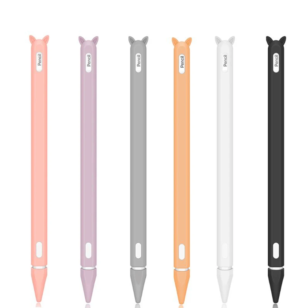 Силиконовый чехол для планшета Apple Pencil 1 2 с изображением мультяшного кота