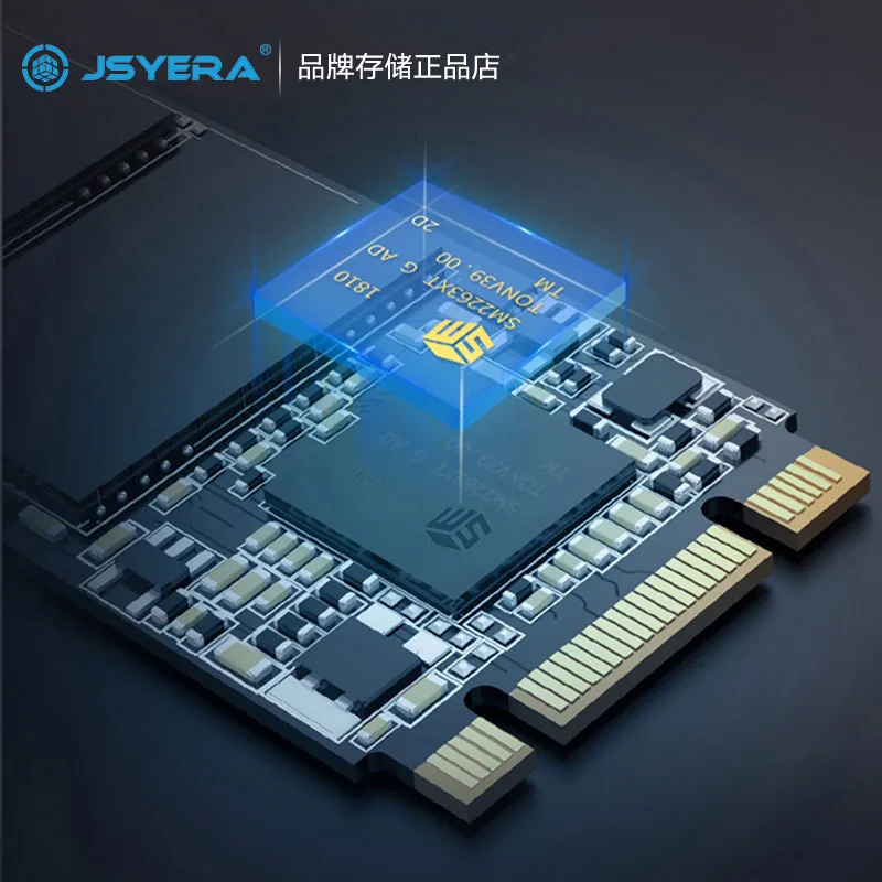 Твердотельный накопитель JSYERA M.2 SSD 2242 256 ГБ HDD 22x42 мм NGFF B key M2 SATA|Внутренние