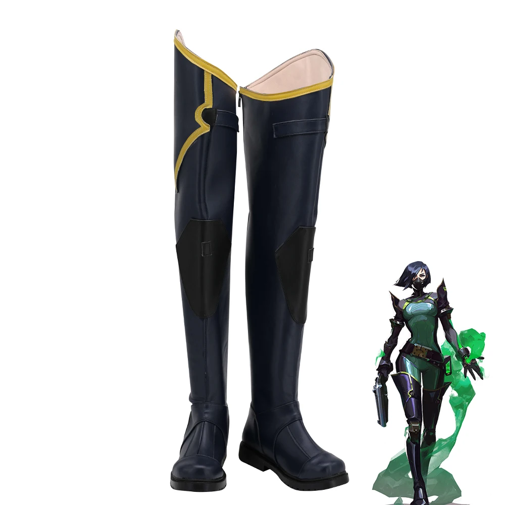 

Valorant Viper Shoes Cosplay Women Boots