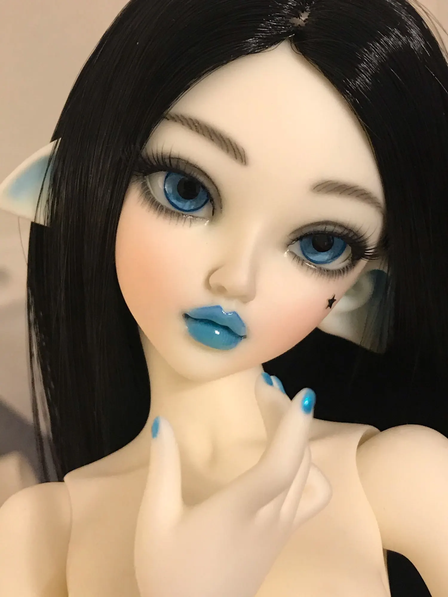 1/4BJD кукла чокер версии Elf Бесплатная доставка глаз можете выбрать цвет глаз|dolls