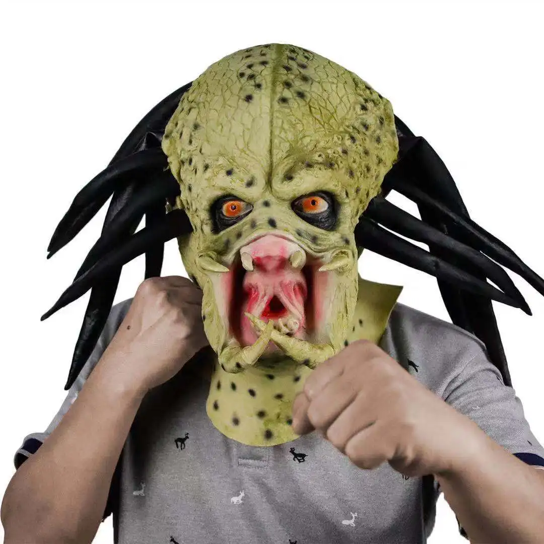

High Quality Predator Mask Halloween Horror Masquerade Fancy Dress Party Cosplay Costume Scary Mask For Halloween