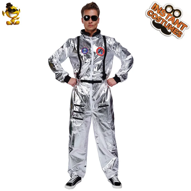 Взрослый Для мужчин костюмы астронавтов для мальчика костюм космонавта Косплэй