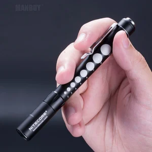 Светодиодный фонарик NITECORE MT06MD, 180 лм, CRI, AAA, EDC, портативный медицинский фонарик с очень большим радиусом действия
