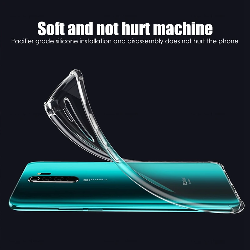 Роскошный противоударный силиконовый чехол для телефона Xiao mi Red Note 8 Pro 8T 8A 9t 9 SE A3