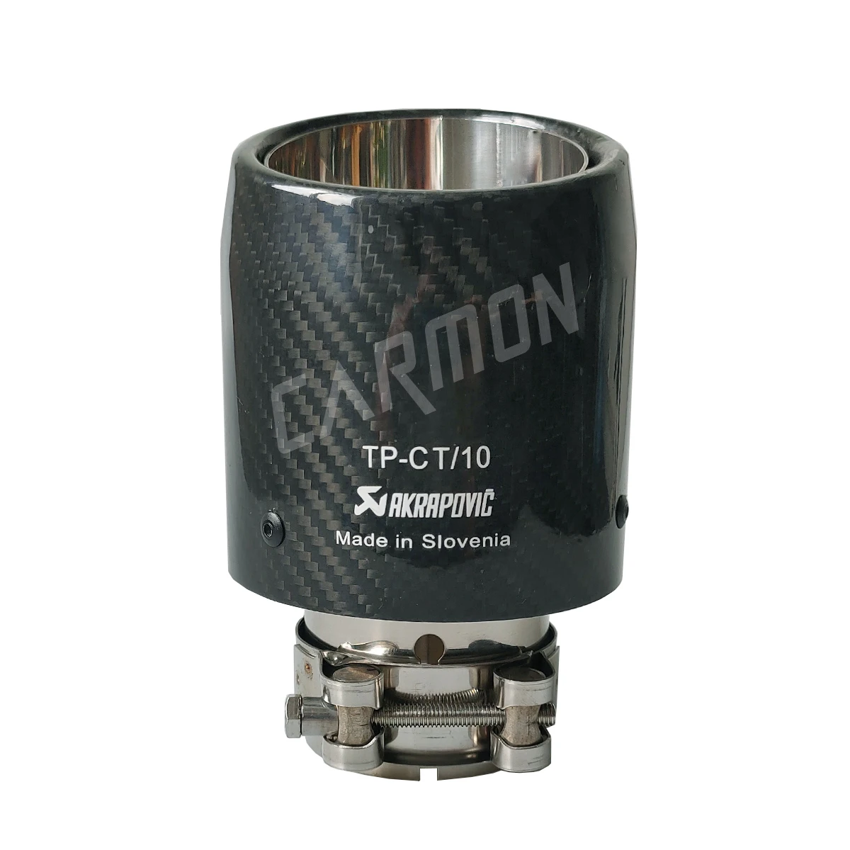 2019 новый тип вьющиеся края автомобиля Универсальный Akrapovic углеродного волокна