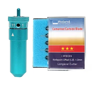 Лезвие для резки лезвия + держатель C1 C2 C3 Cameo 4 портрет 2 портрет 3 для силуэта лезвие для режущего плоттера Roland 15 шт.