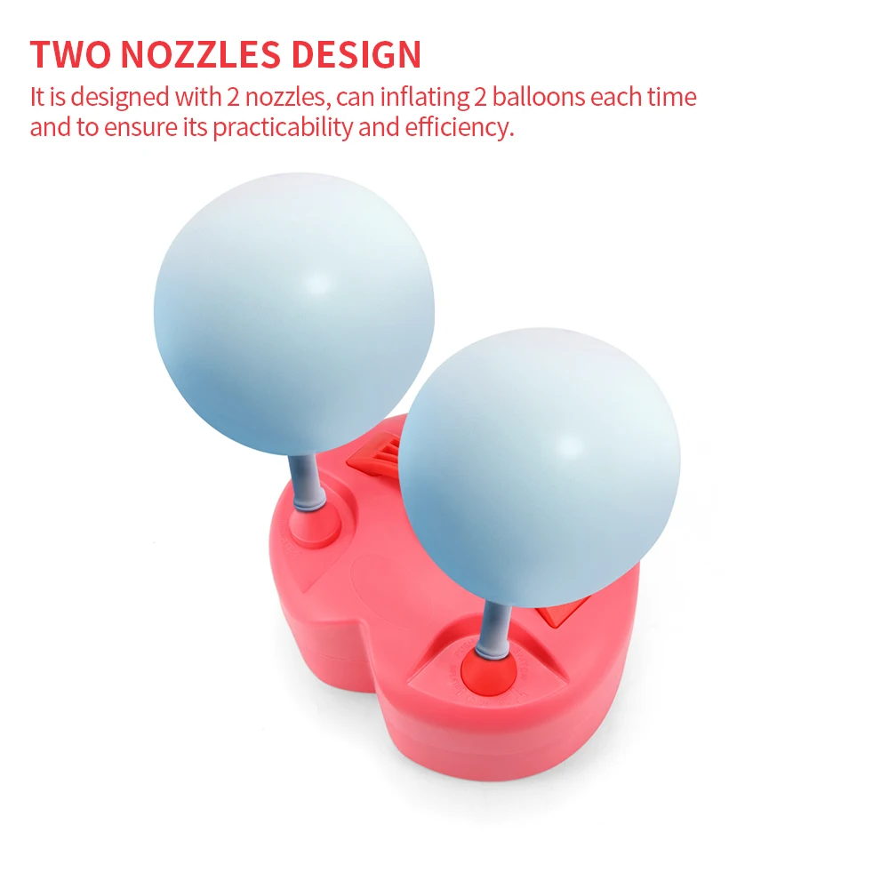 Новый Электрический дизайнерский воздушный насос с двумя насадками портативные