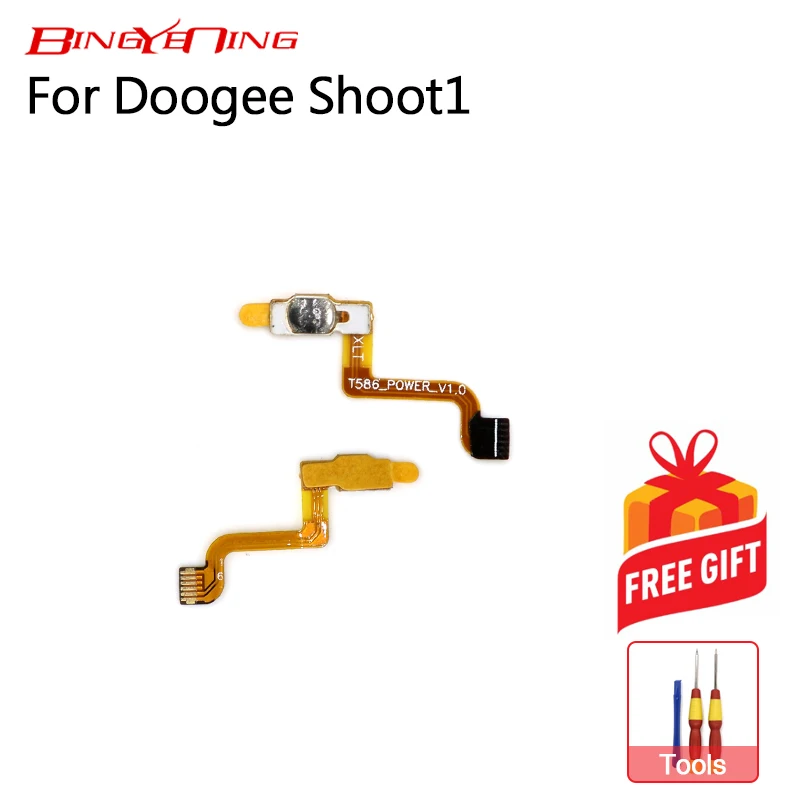 BingYeNing новый оригинальный Для Doogee Shoot 1 Кнопка питания гибкий кабель FPC|Шлейфы для