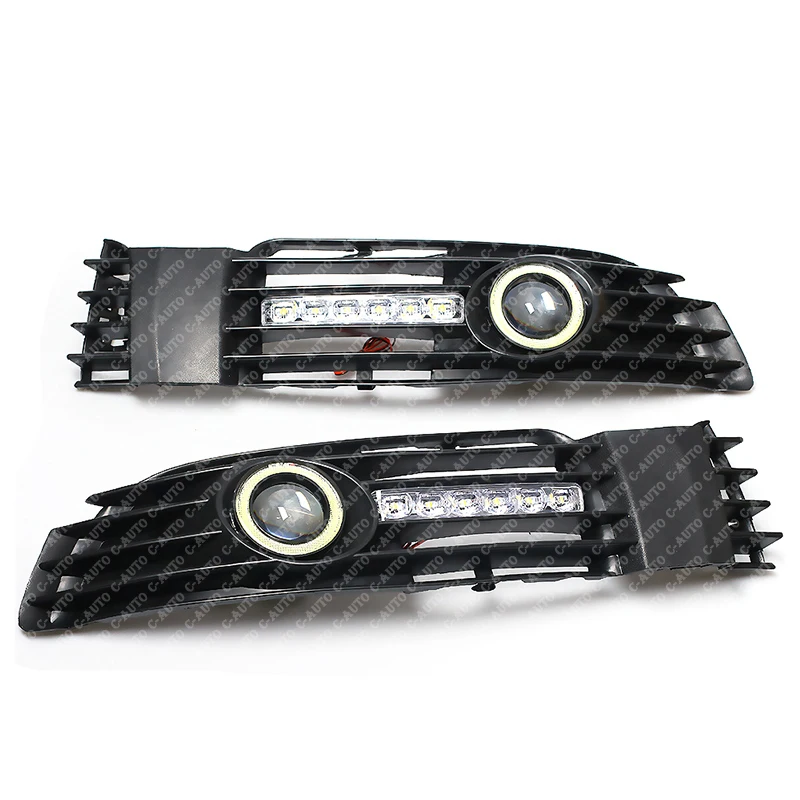 Автомобильные передние противотуманные фары решетка дневные ходовые огни