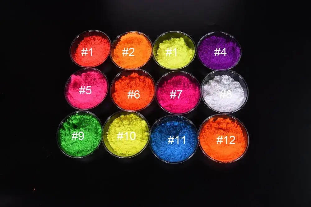 

1Kilograms Pigment Powder (Matte) 12 colors Neon Pigment Powder Ombre Neon Pigments Gradient Nail Neon Powder Gradient Pigment